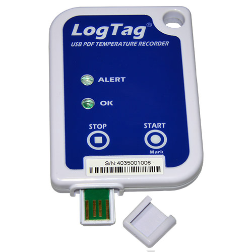 LogTag® DL-USRIC-8 - Einweg PDF Datenlogger mit PDF-Report